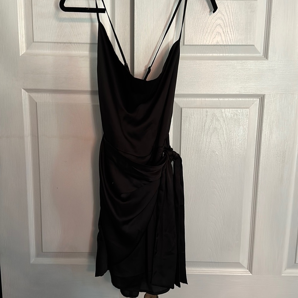 Baltic Born Black Draped Dress